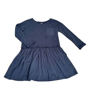 Tea Collection Kids Navy Long Sleeve Dress